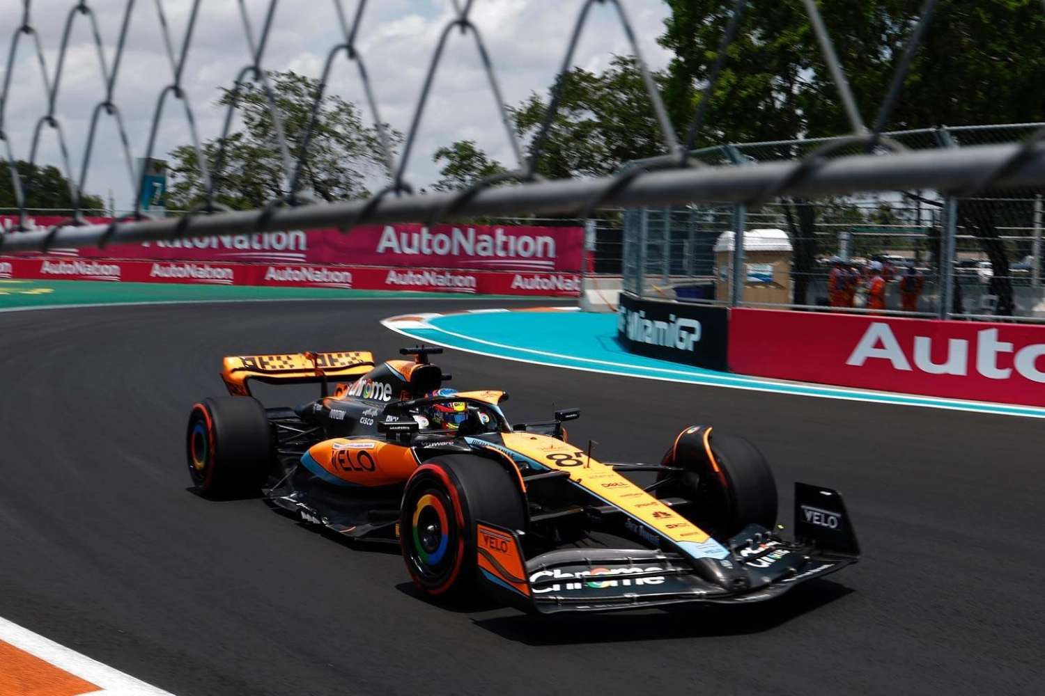 Oscar Piastri chewed on his brakes during the race in Miami, which were faulty