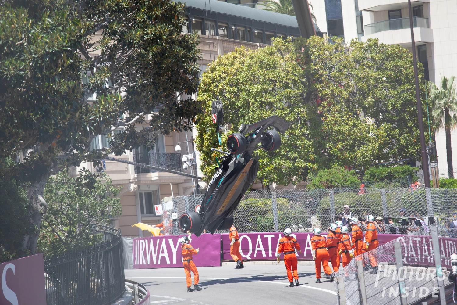 Toto Wolff regrets the towing of Hamilton’s W14 through the air