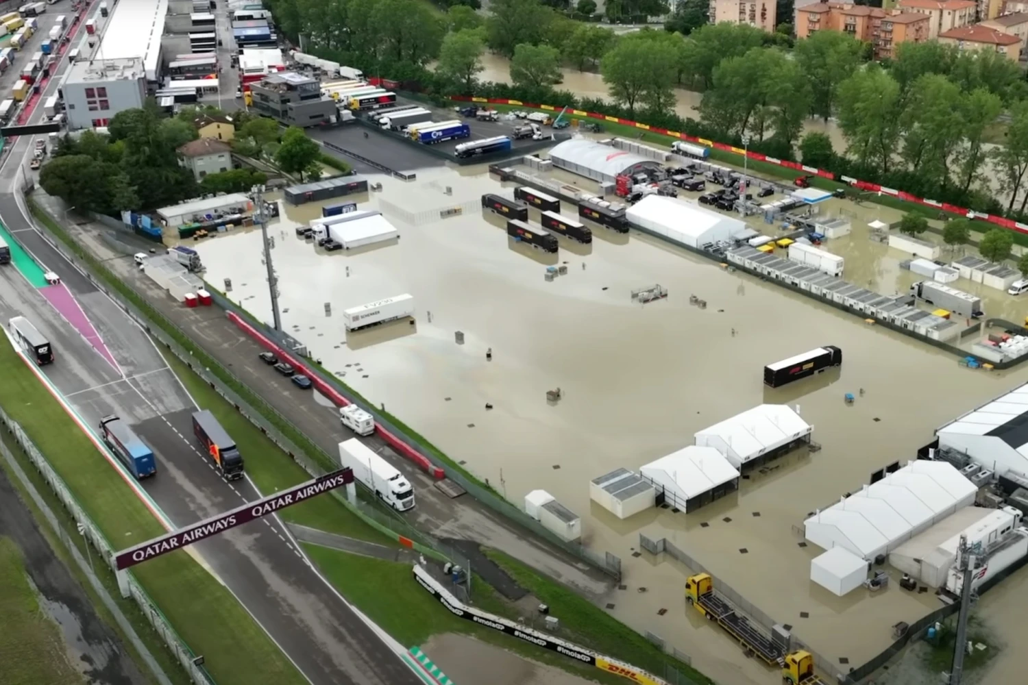 The trophies from the Imola Grand Prix were sold at auction to help the Emilia-Romagna