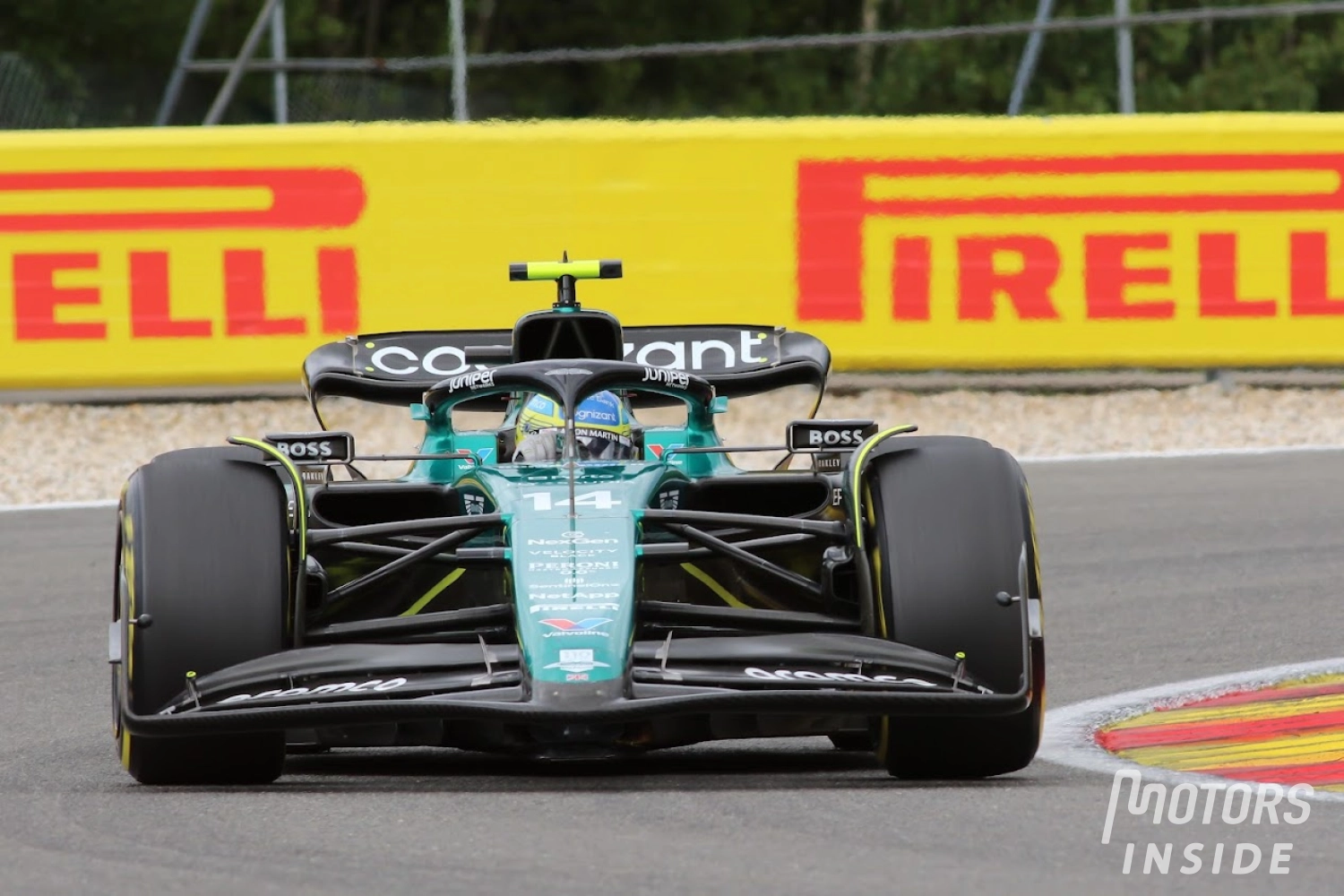 Alonso 5th in Belgium, good news for the Spaniard