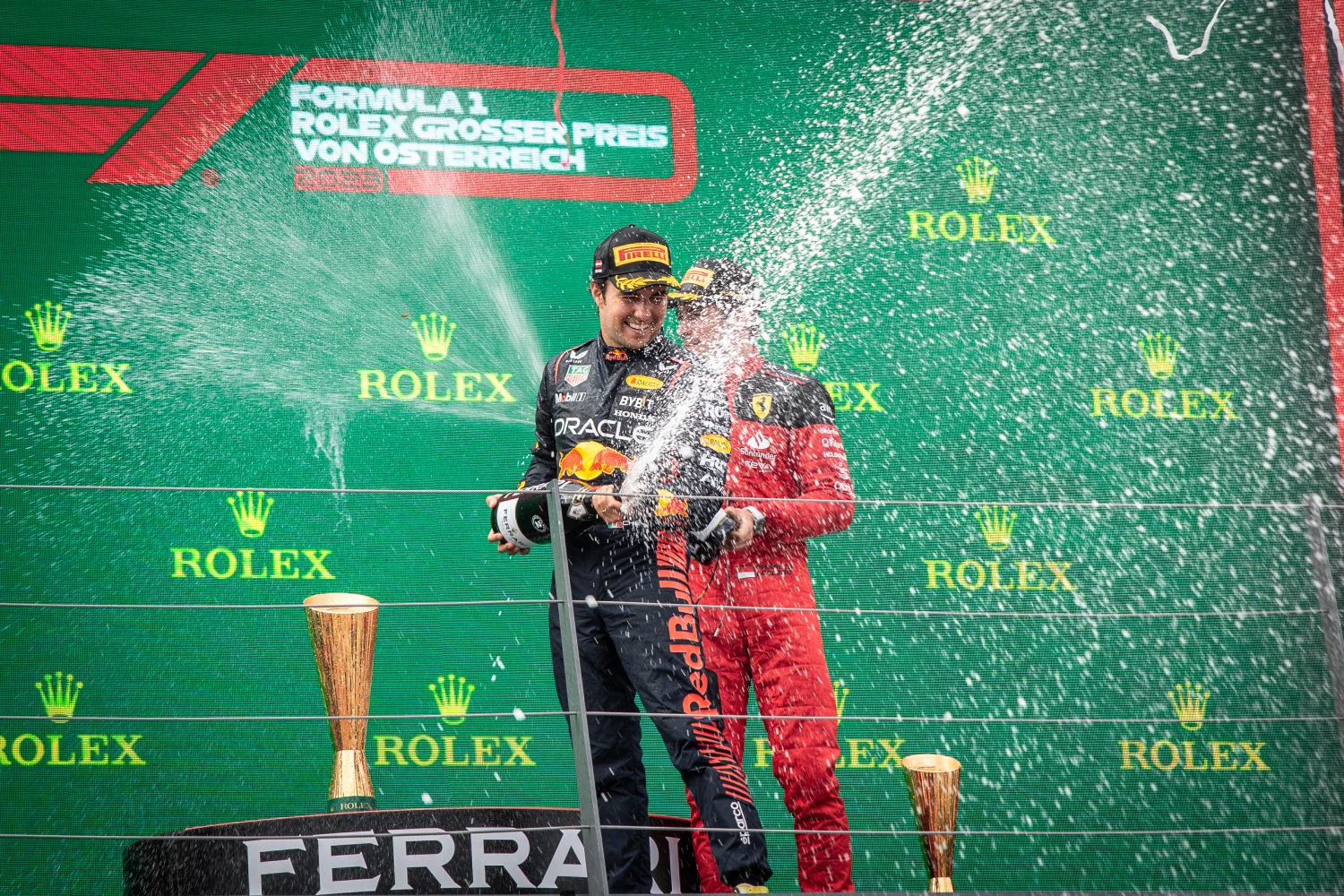 Perez on the podium despite starting 15th in Austria