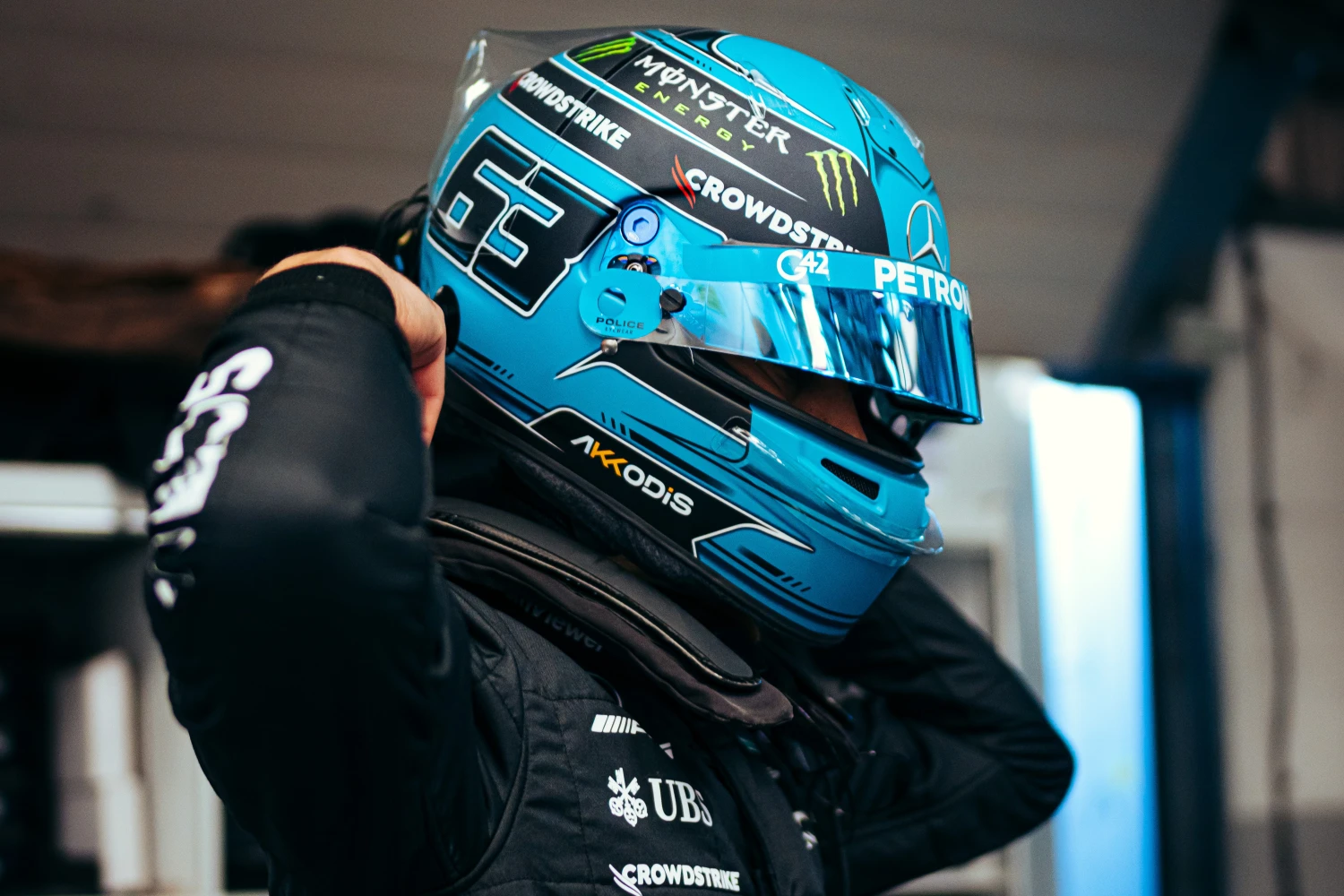 Hungarian Grand Prix – Free Practice 1: Russell sets fastest time in the rain, Perez crashes