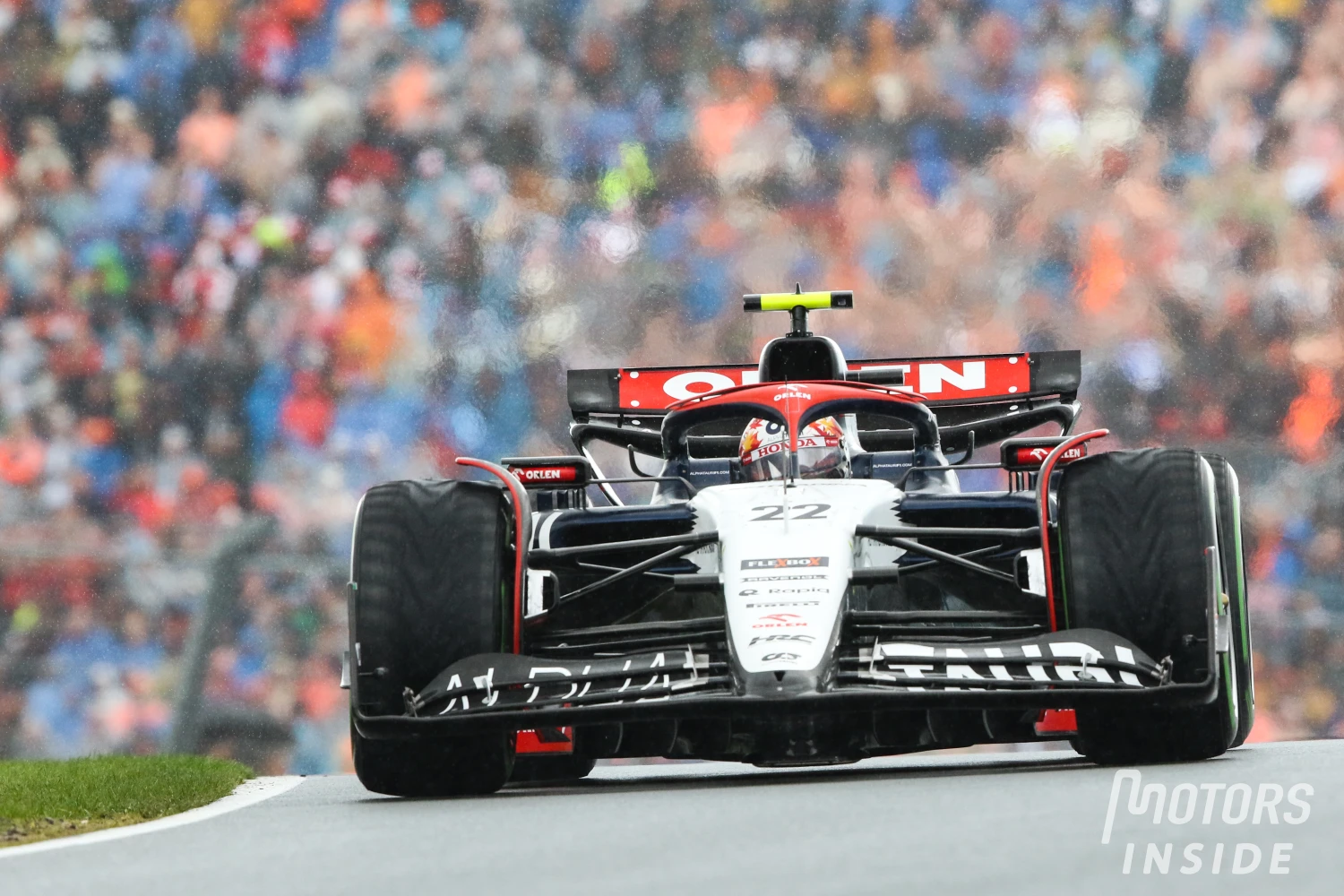 Yuki Tsunoda penalized on the starting grid