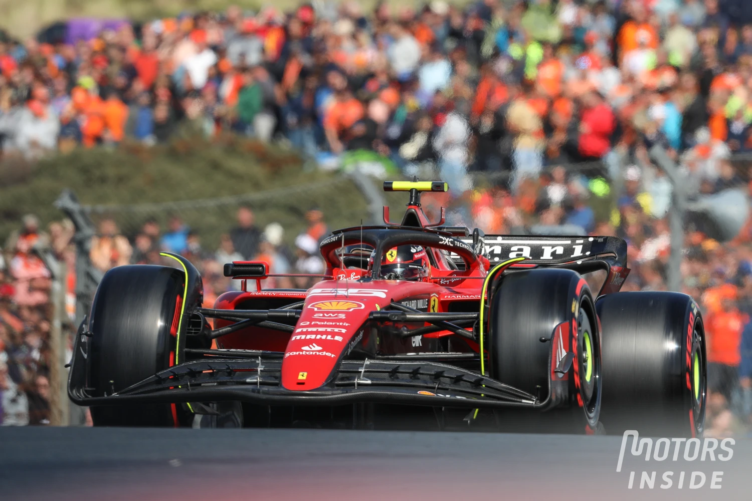 Ferrari fined 5000 Euros for dangerous maneuver