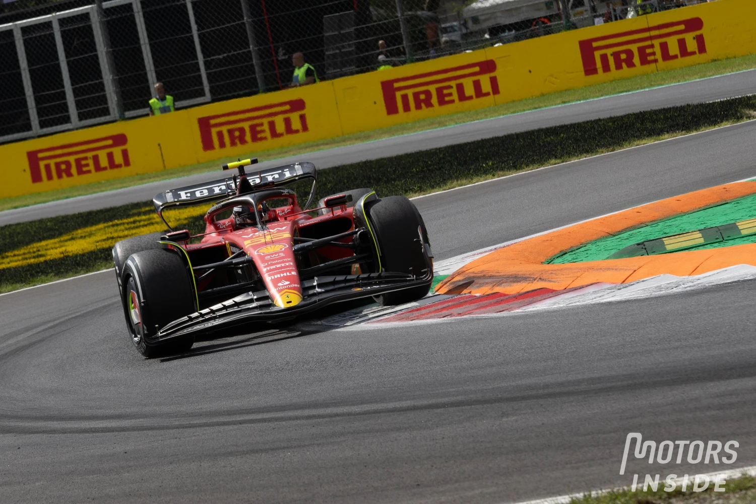 Carlos Sainz is approaching a penalty on the starting grid