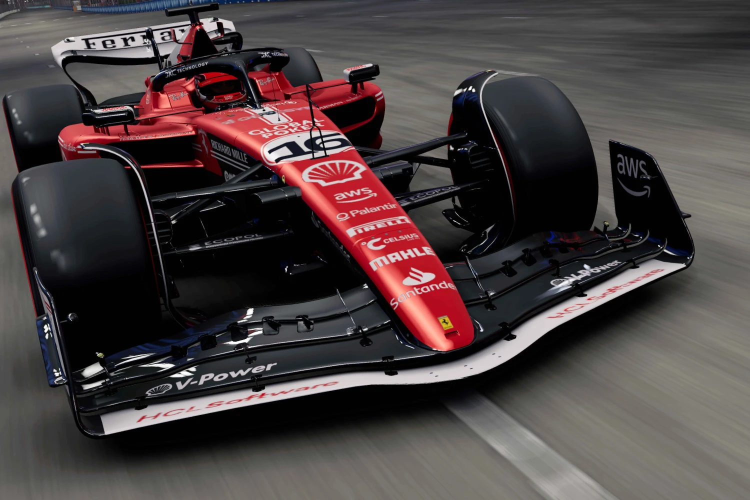 Ferrari unveils its special livery for the Las Vegas Grand Prix