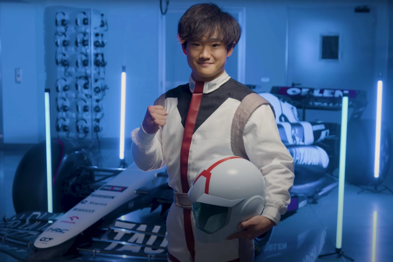 AlphaTauri launches a special operation with Gundam