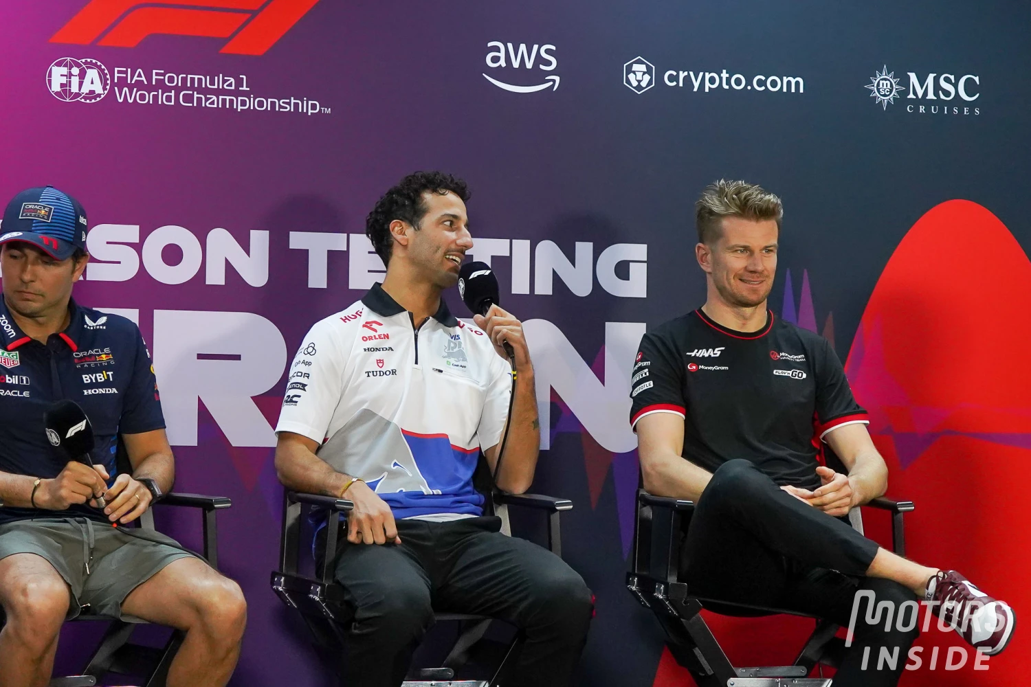 Daniel Ricciardo remains cautious despite a good first day of testing