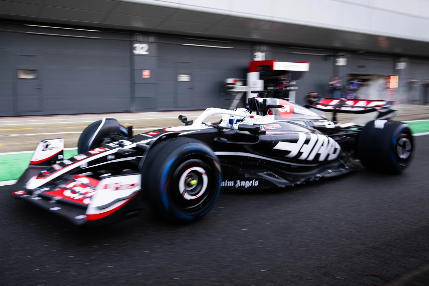 Haas and Stake F1 also tested their 2024 race car