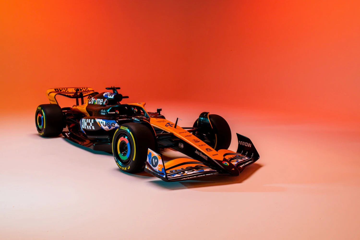 McLaren with a black livery in Japan