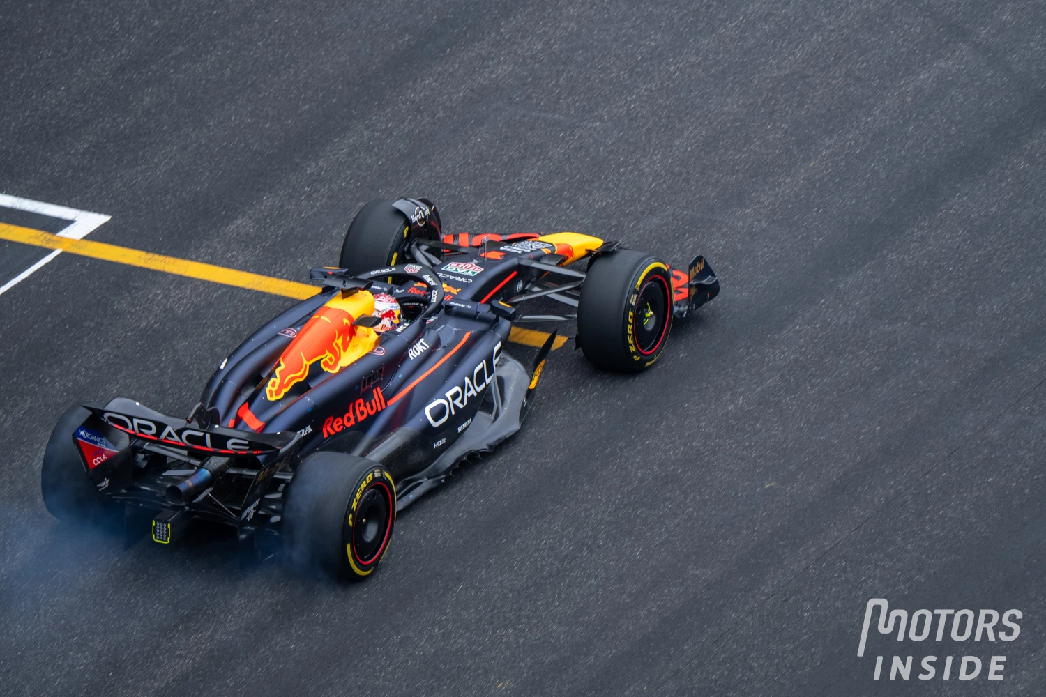 Max Verstappen on top of the world for the 58th time, his first in China