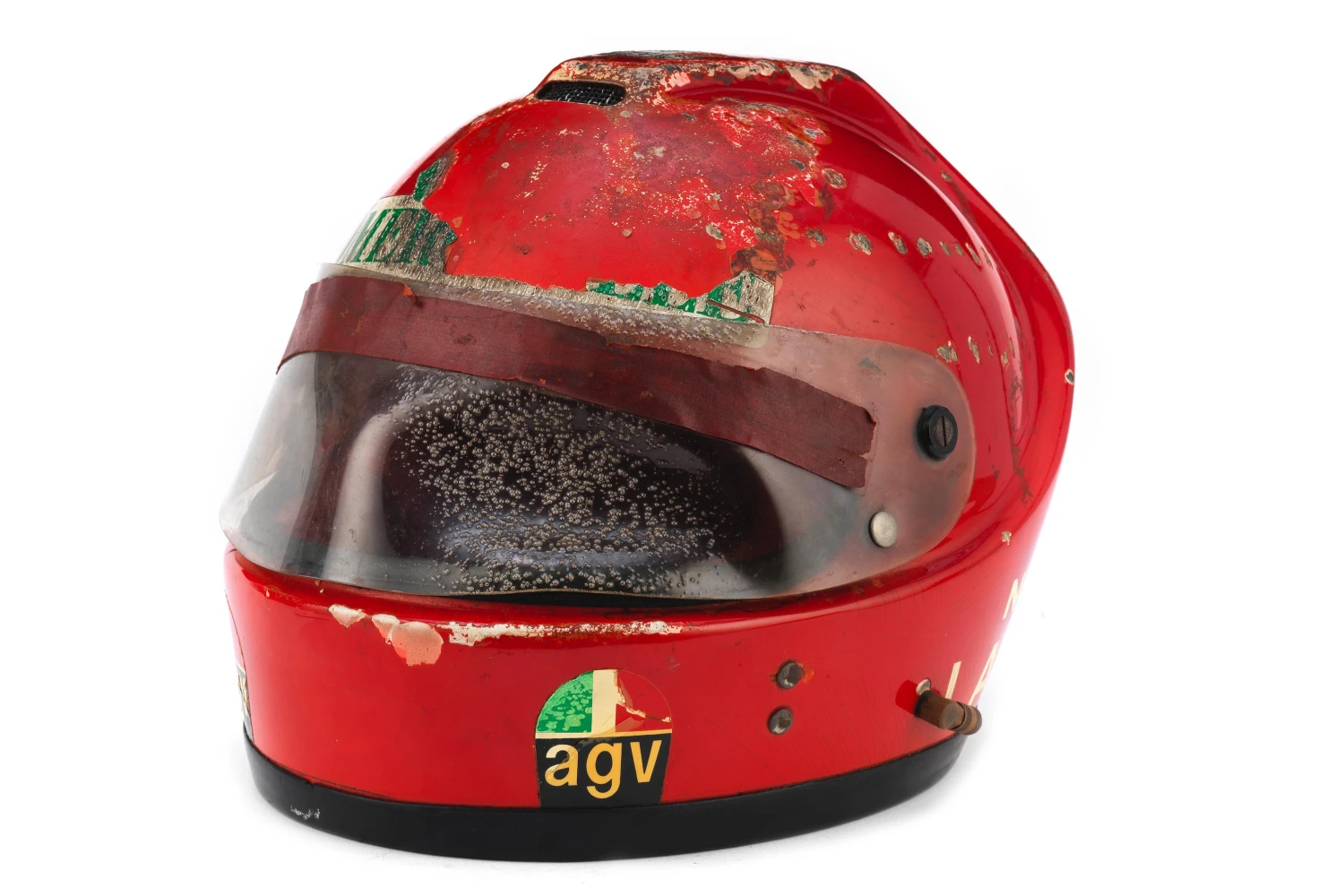 Niki Lauda’s burnt helmet up for auction