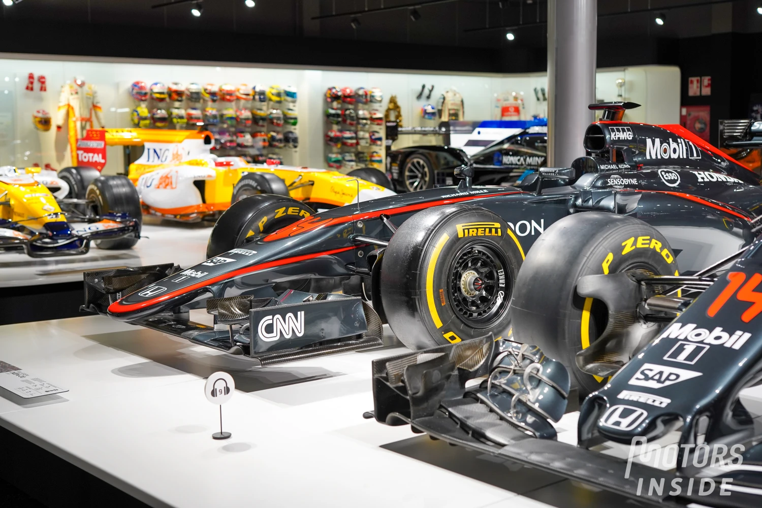 Inside the Fernando Alonso Museum in Oviedo