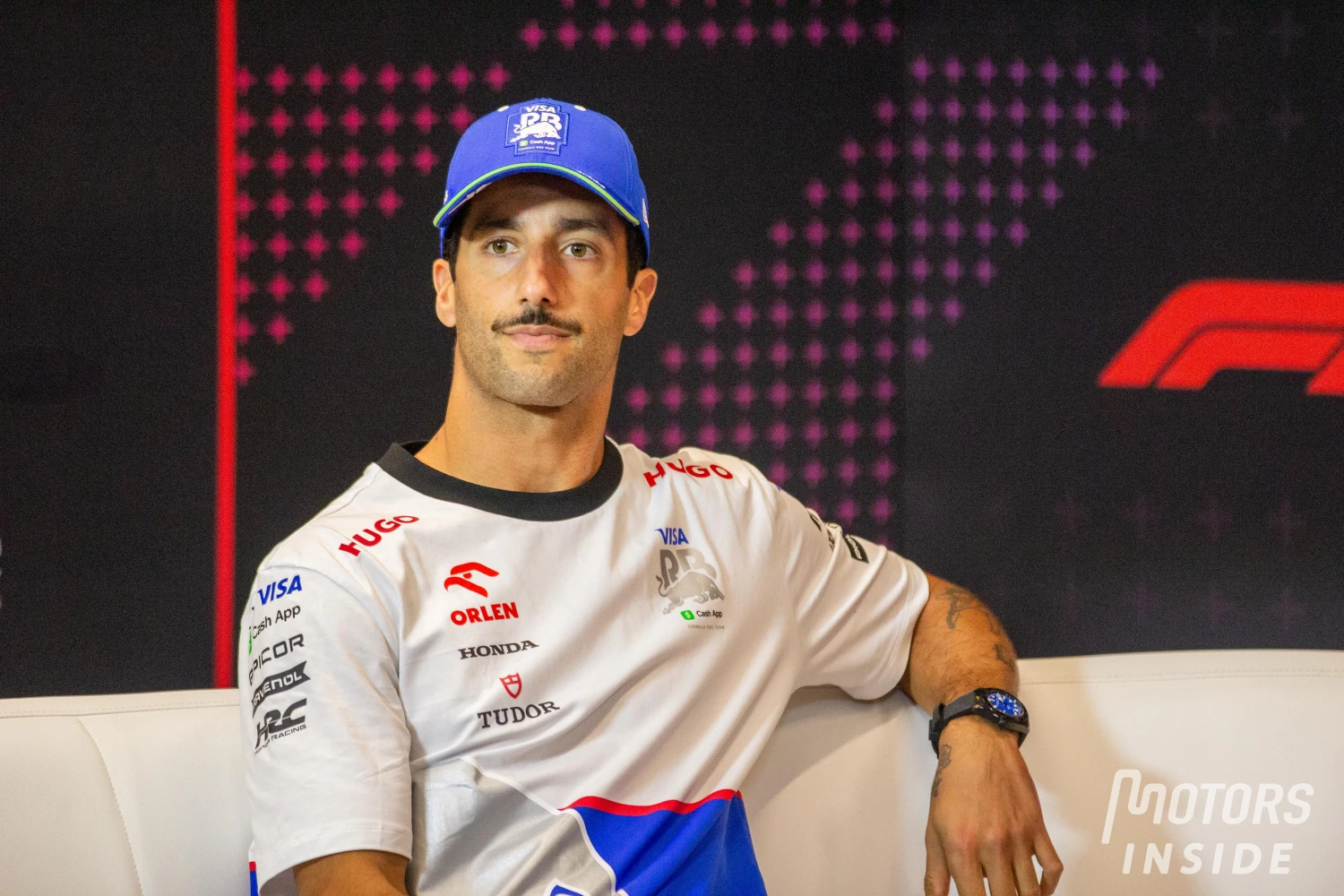 Laurent Mekies talks about the speculation surrounding Ricciardo’s future: “We’ll think about it”