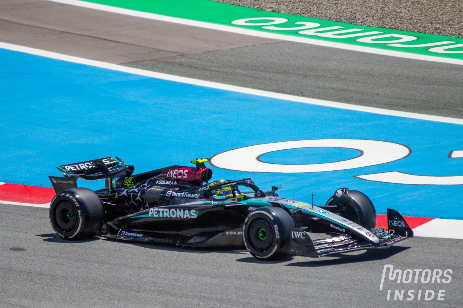 Lewis Hamilton satisfied with improving Mercedes in Barcelona