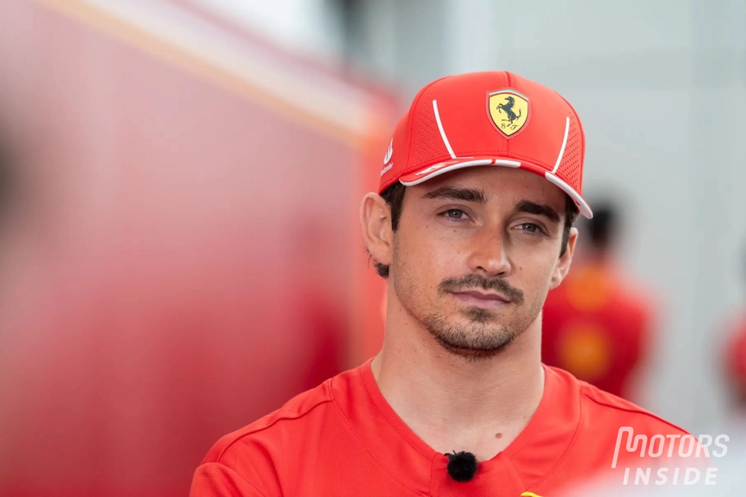 Charles Leclerc receives a fine on the sidelines of free practice in Montreal