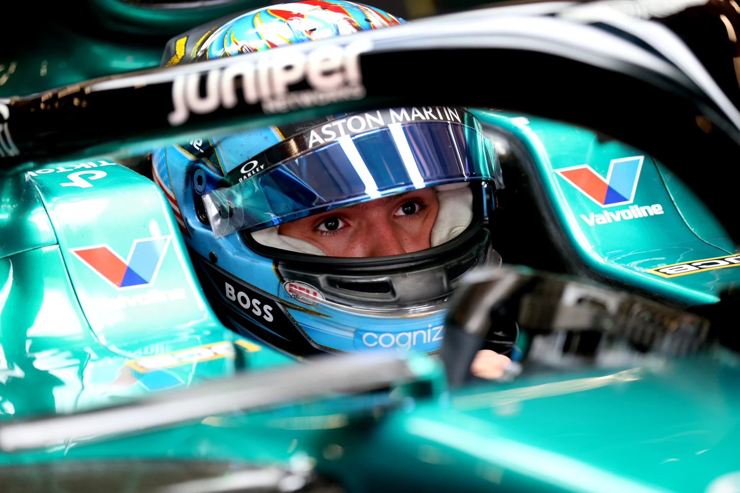 Aston Martin tested F2 driver Jak Crawford in private tests