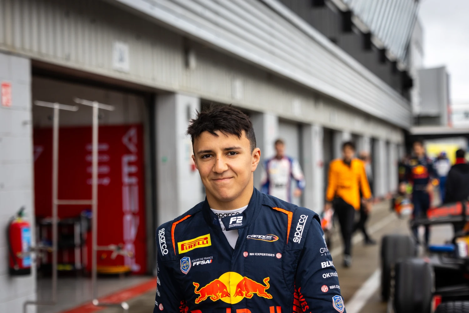 Frenchman Isack Hadjar leads the Formula 2 standings