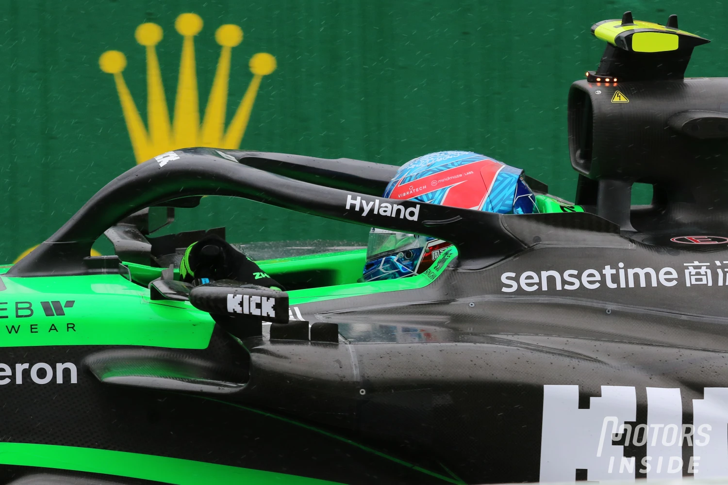 Zhou Guanyu penalized three places after obstructing Max Verstappen