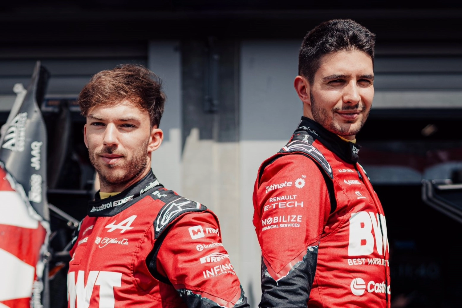 Pierre Gasly and Esteban Ocon discuss the situation at Alpine