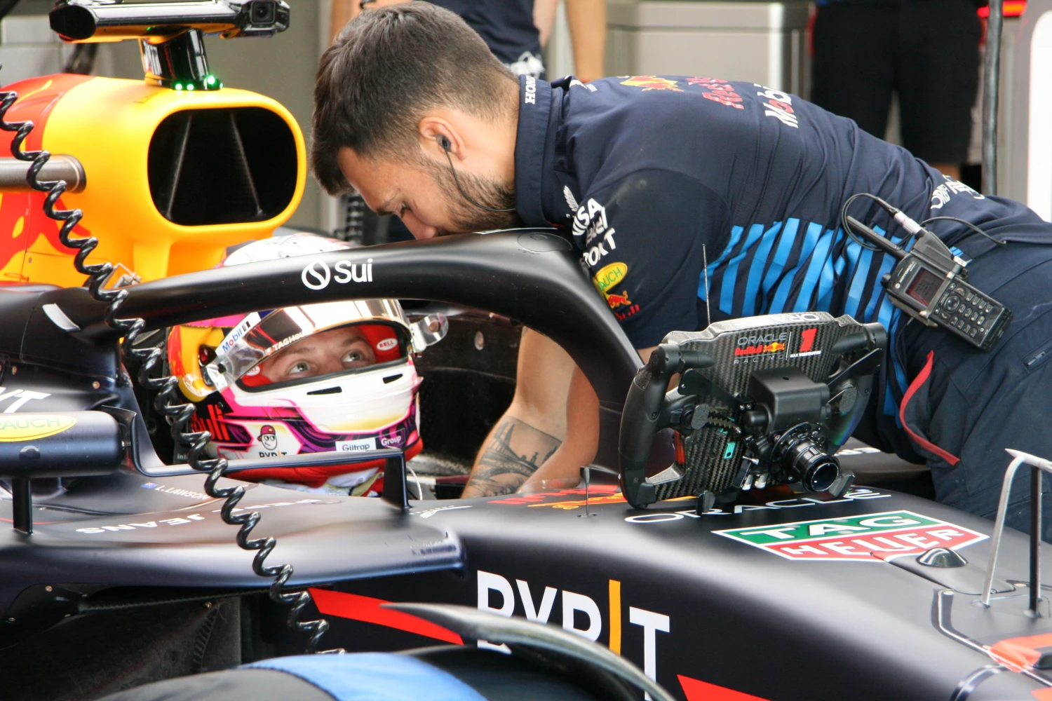 Liam Lawson and George Russell tested for Pirelli in Monza