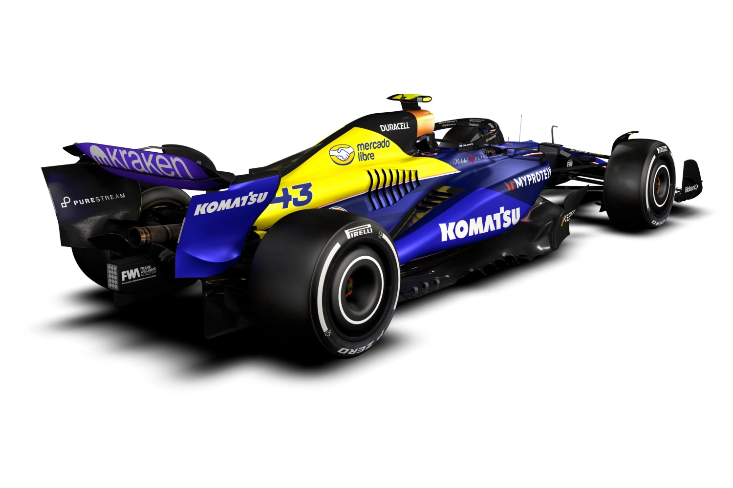 Williams with yellow on the occasion of a special partnership in Mexico