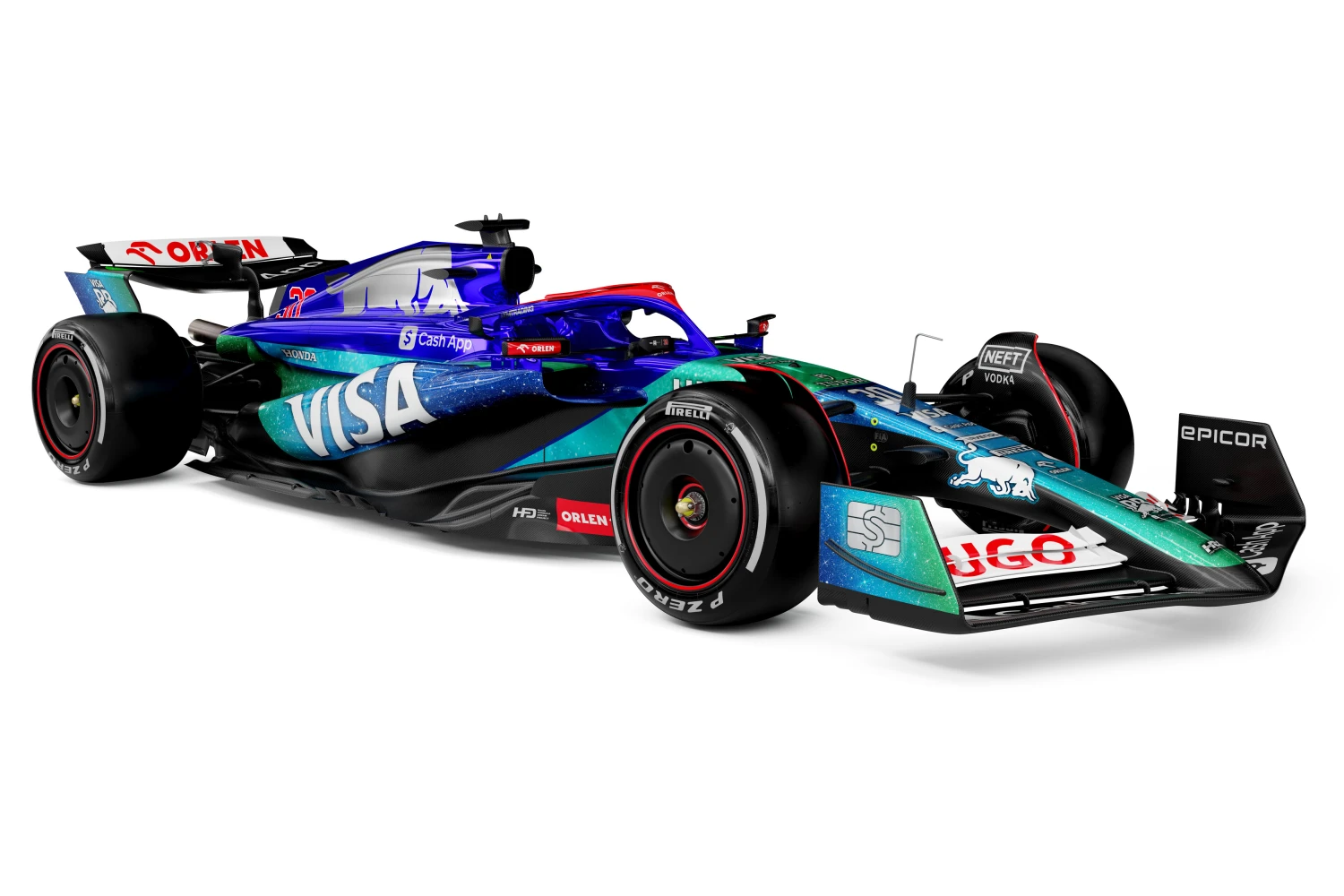 Racing Bulls unveils a livery reminiscent of the Sauber Petronas of the 2000s