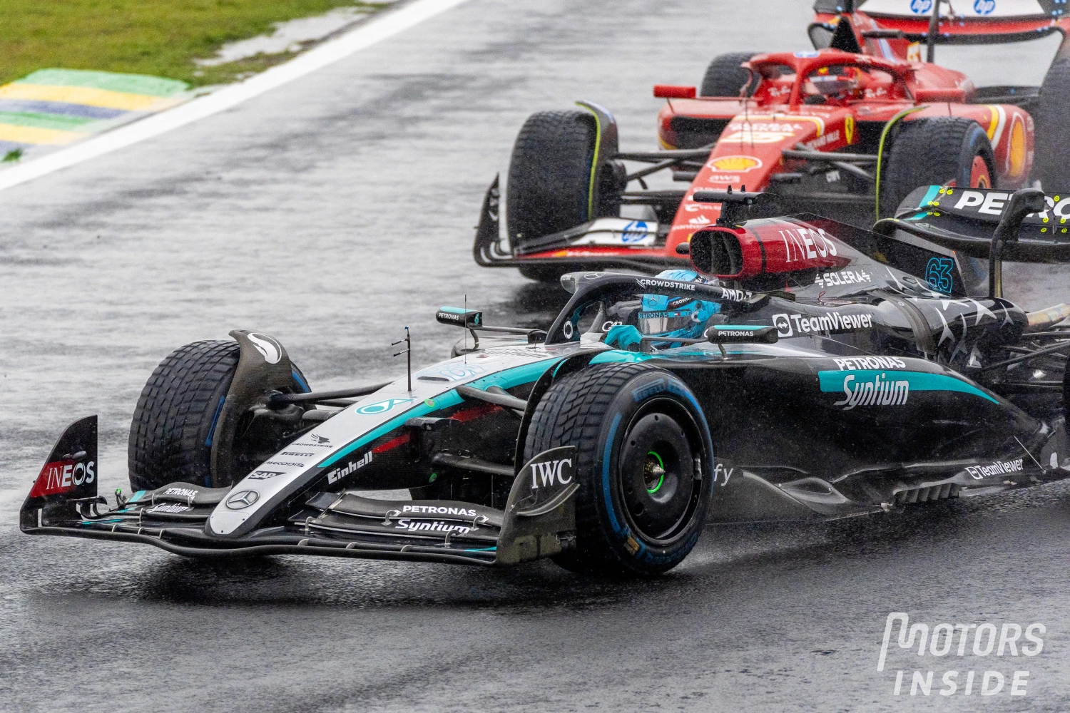 Mercedes receives a fine from the FIA for having modified the tire pressure before the race