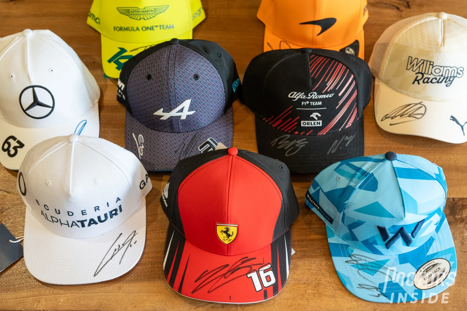 Win an F1 cap signed by your favorite driver: It’s up to you!