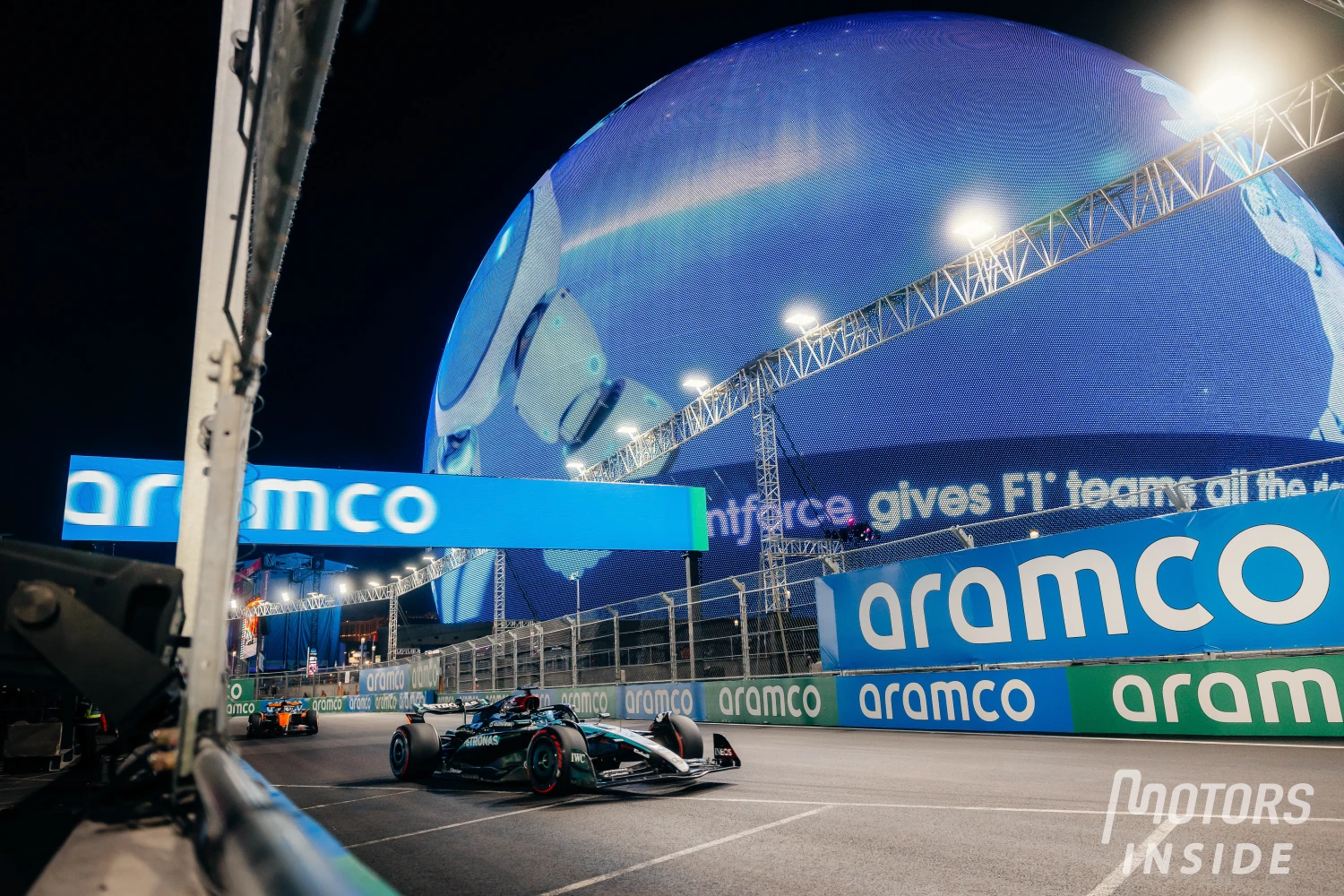 Mercedes hopes that its performance in Las Vegas will contribute to the development of its car for 2025