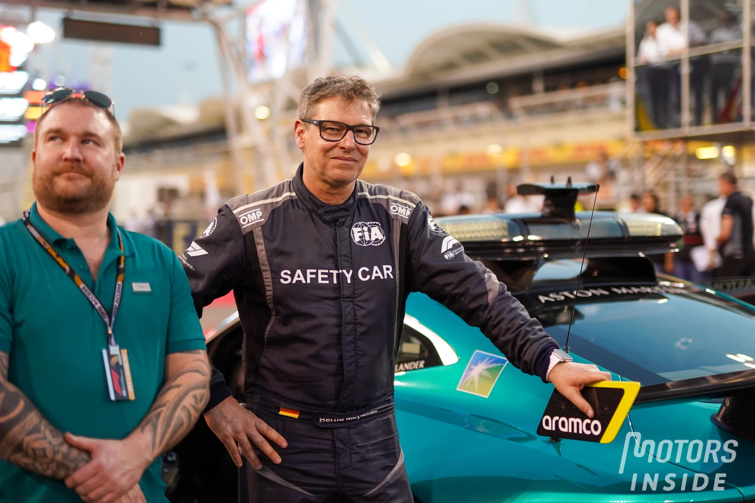 Bernd Mayländer celebrates his 25 years as a Safety Car driver