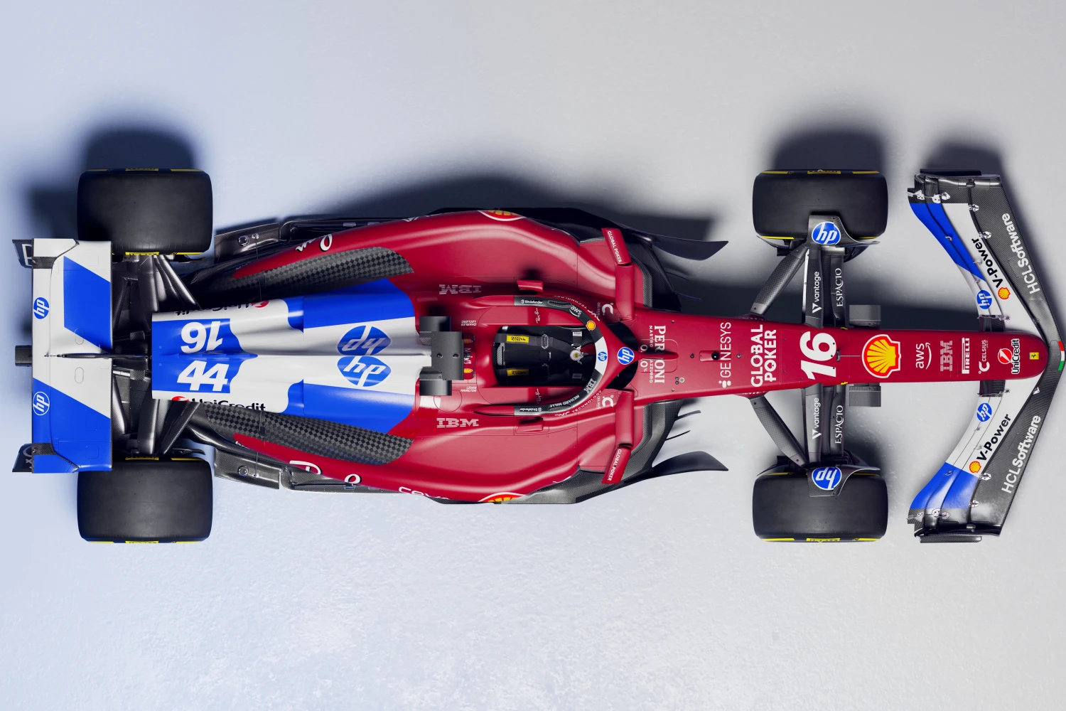 Ferrari celebrates its partnership with HP with a special livery in Miami