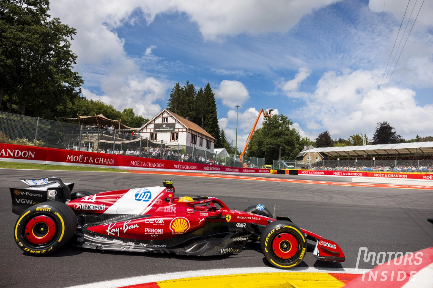 Belgian Grand Prix: Hamilton, Antonelli and Alonso start from the pitlane