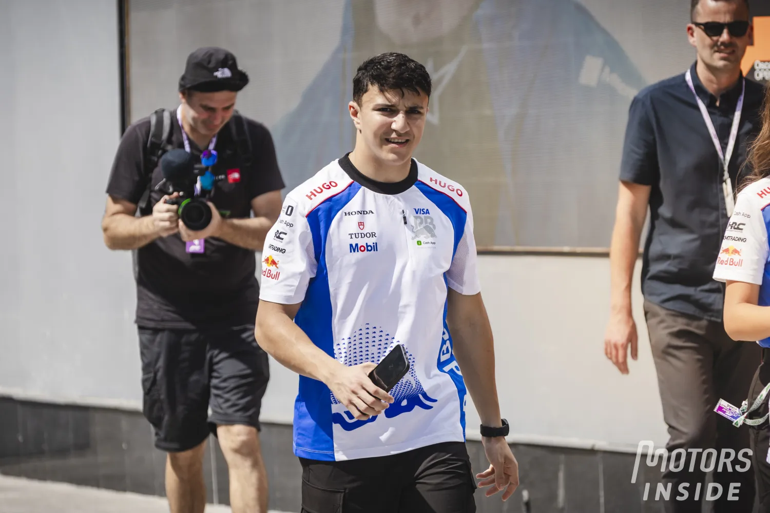 Isack Hadjar retires from the British Grand Prix after a collision with Kimi Antonelli