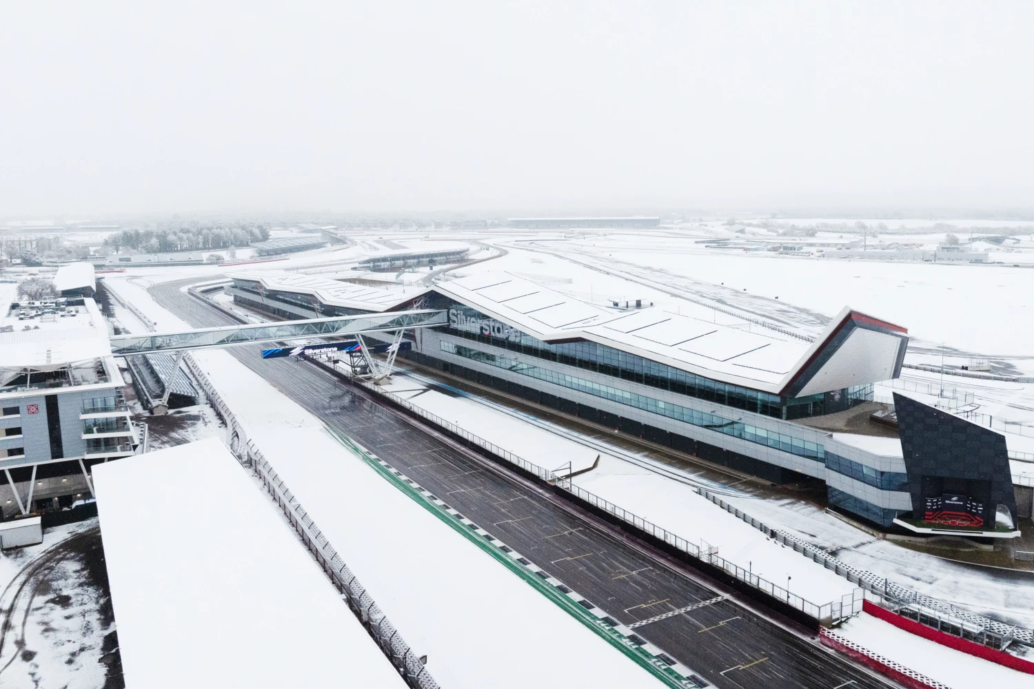 Silverstone in the snow