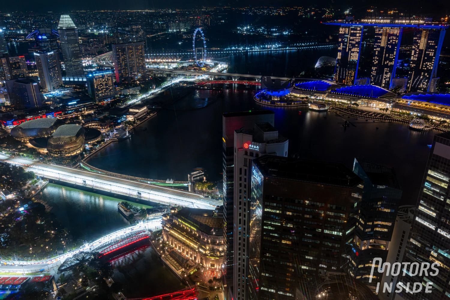 Le Marina Bay Sands et le Marina Bay Street Circuit, 2023