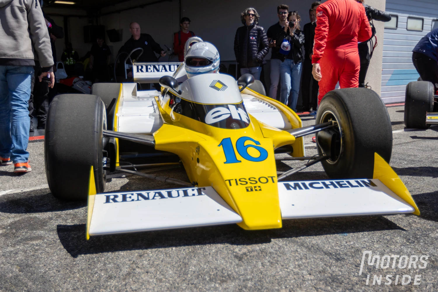 René Arnoux lors du Grand Prix de France Historique 2024