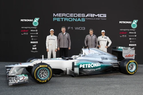 Présentation de la Mercedes AMG W03