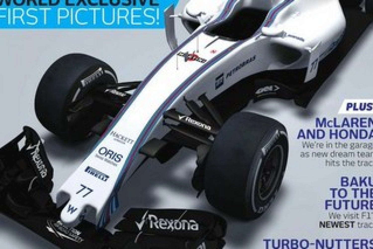 La Williams FW37 se dévoile en couverture de F1 Racing