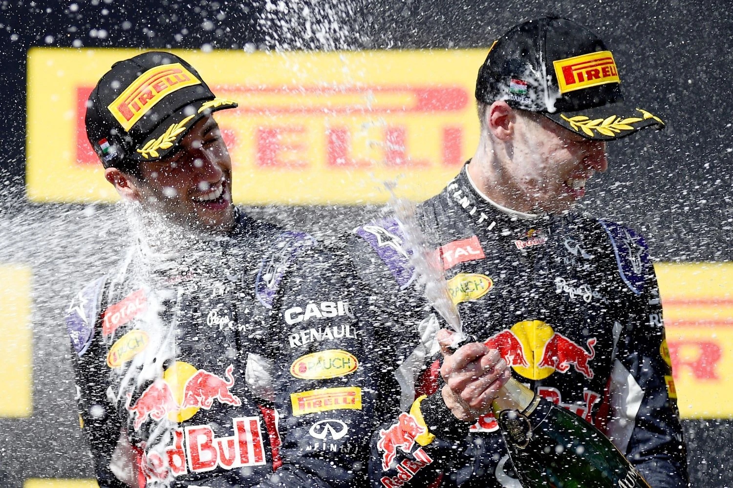 Red Bull retrouve le podium avec Daniil Kvyat et Daniel Ricciardo