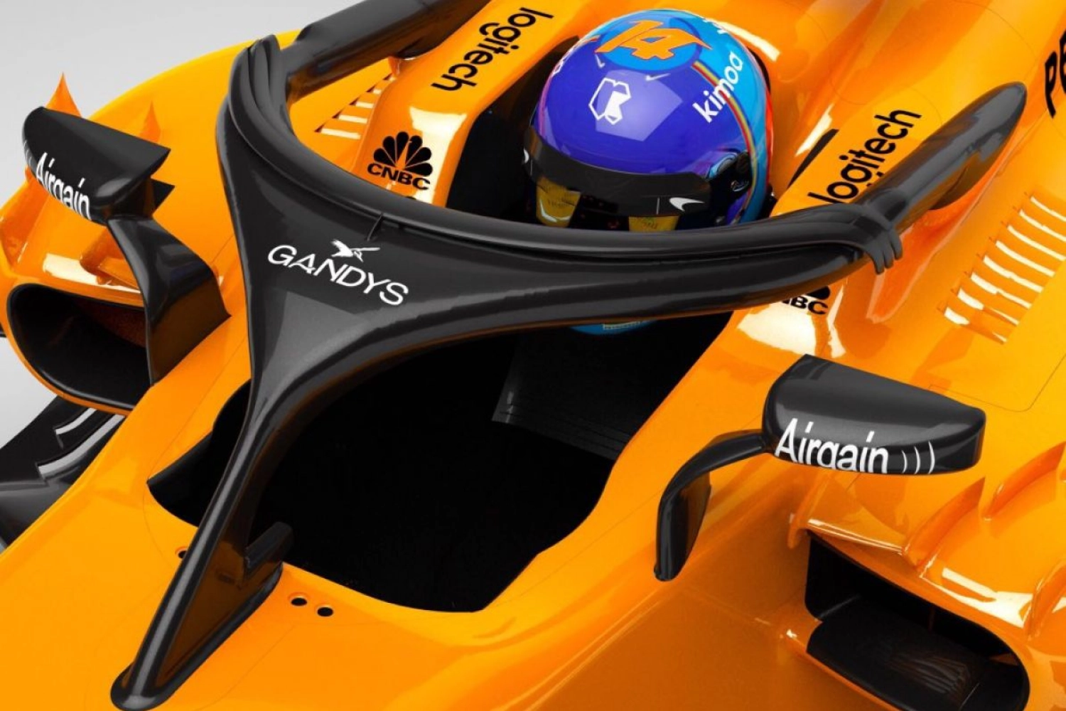 McLaren place une marque de claquettes sur le Halo à Melbourne