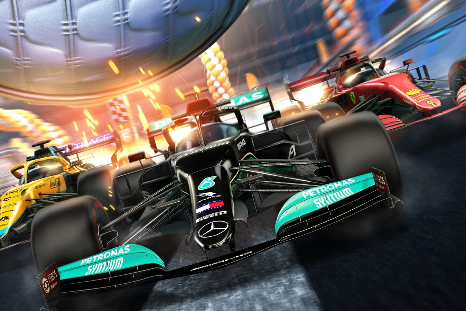 Les équipes de F1 arrivent dans le jeu Rocket League