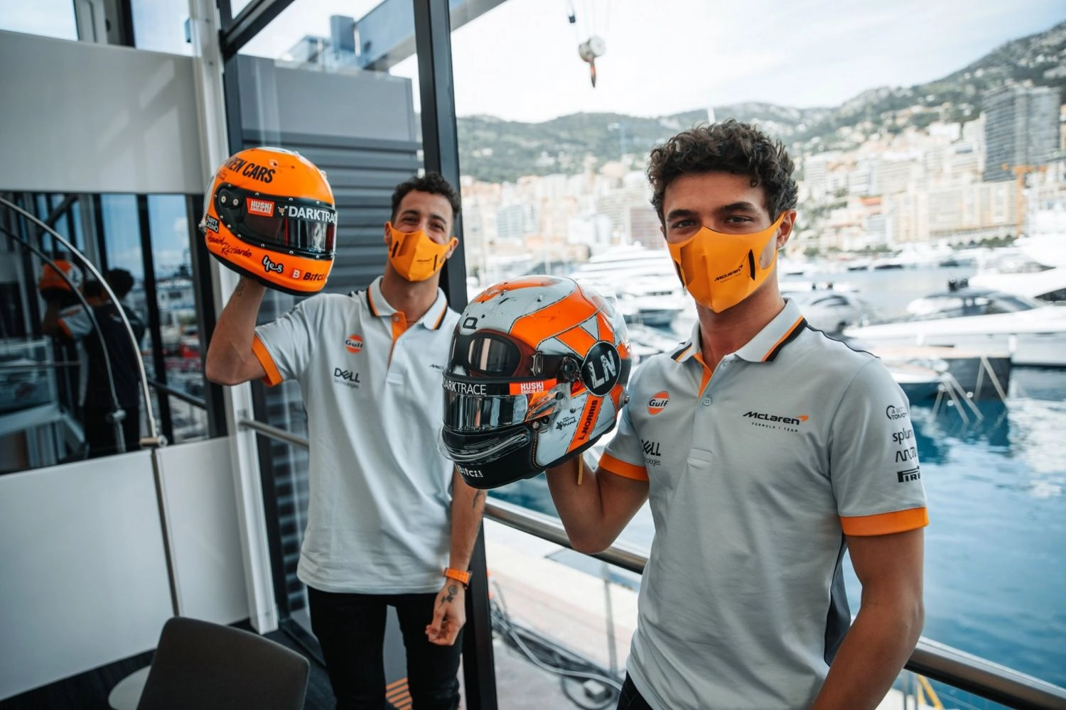 Norris et Ricciardo dévoilent leur splendide casque pour Monaco