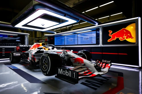 La livrée spéciale hommage à Honda de Red Bull