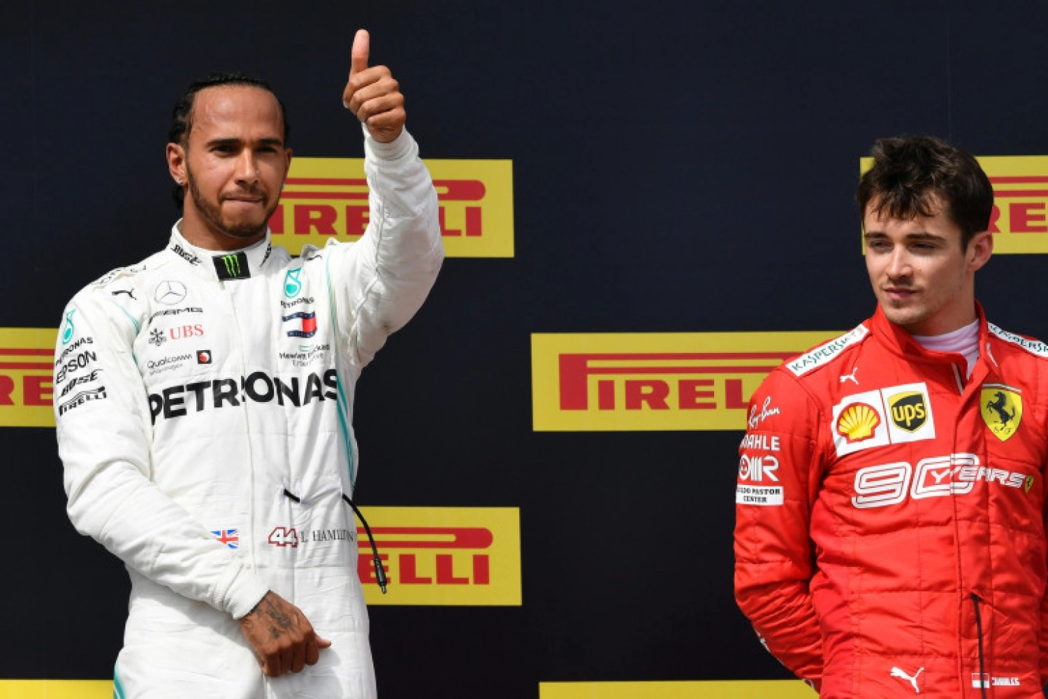 Leclerc impressionne Lewis Hamilton