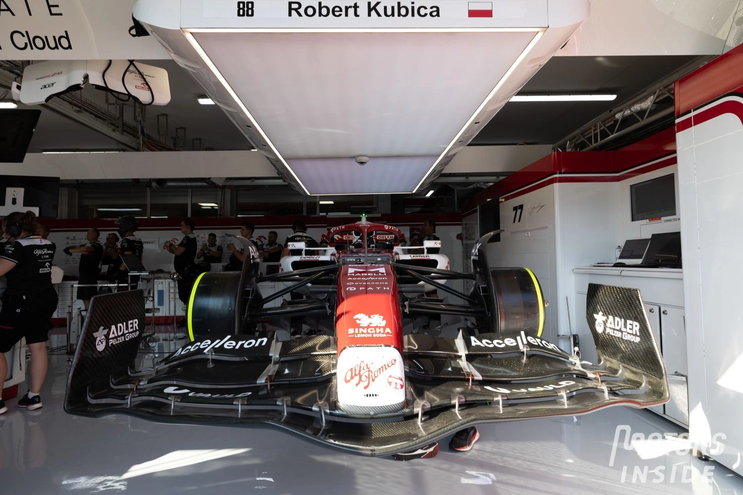 Kubica de retour au volant de l&rsquo;Alfa Roméo