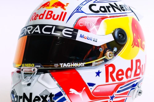 Les casques spéciaux des pilotes à Austin