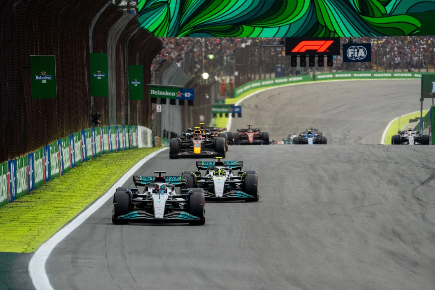 Russell a failli abandonner pendant le Grand Prix du Brésil