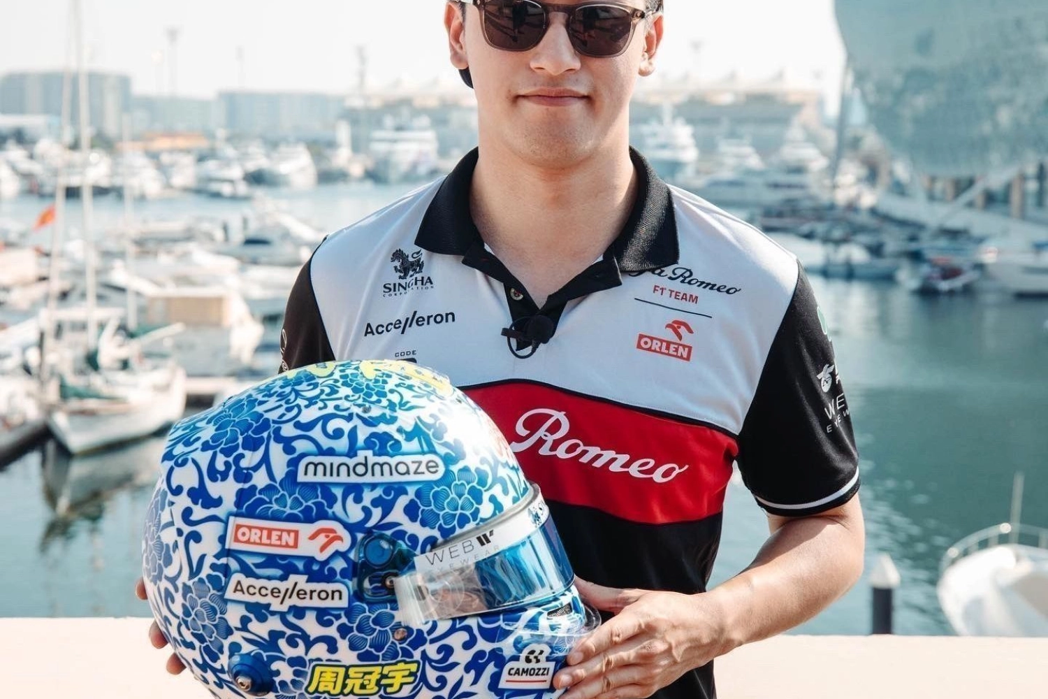 Zhou portera un casque spécial pour le Grand Prix d&rsquo;Abu Dhabi