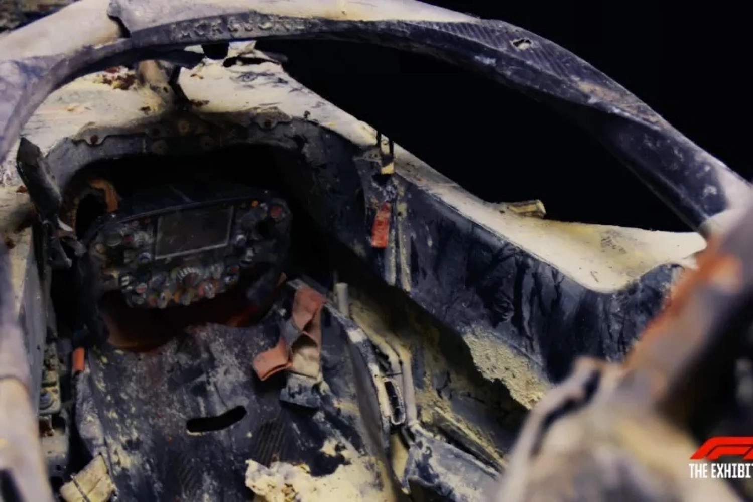 La voiture accidentée de Romain Grosjean fera partie de l&rsquo;exposition F1